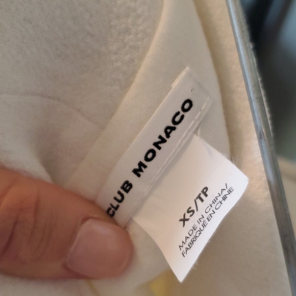 Club Monaco Kenyata off-the-shoulder white top xs - Picture 4 of 5